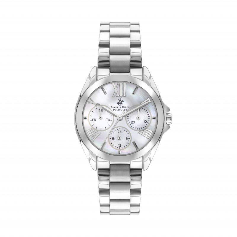 Ατσάλινο γυναικείο ρολόι Beverly Hills Polo Club BP3313X.320