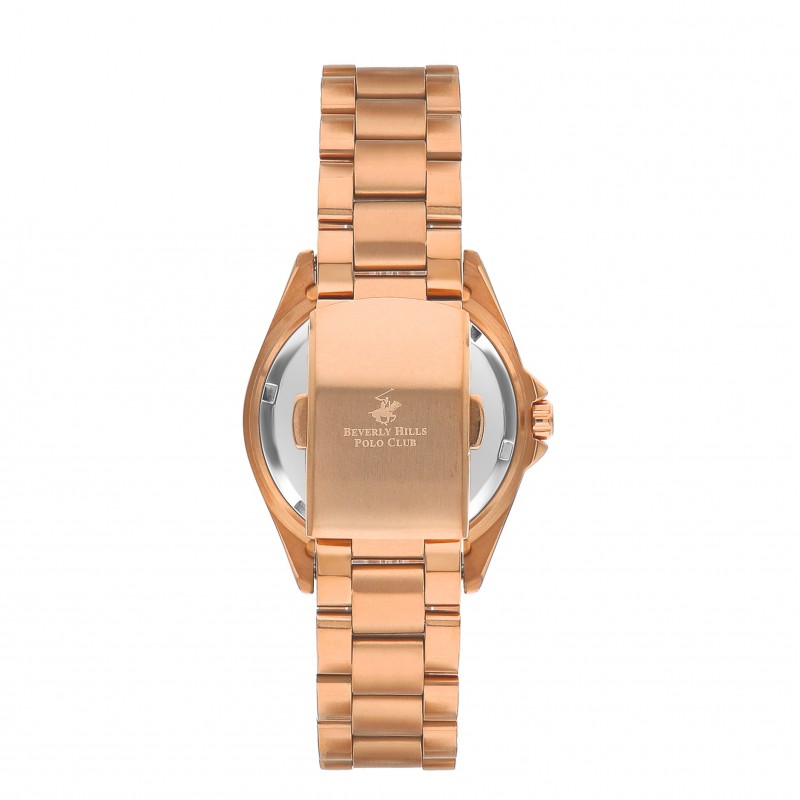 Ατσάλινο γυναικείο ρολόι Beverly Hills Polo Club BP3313X.410