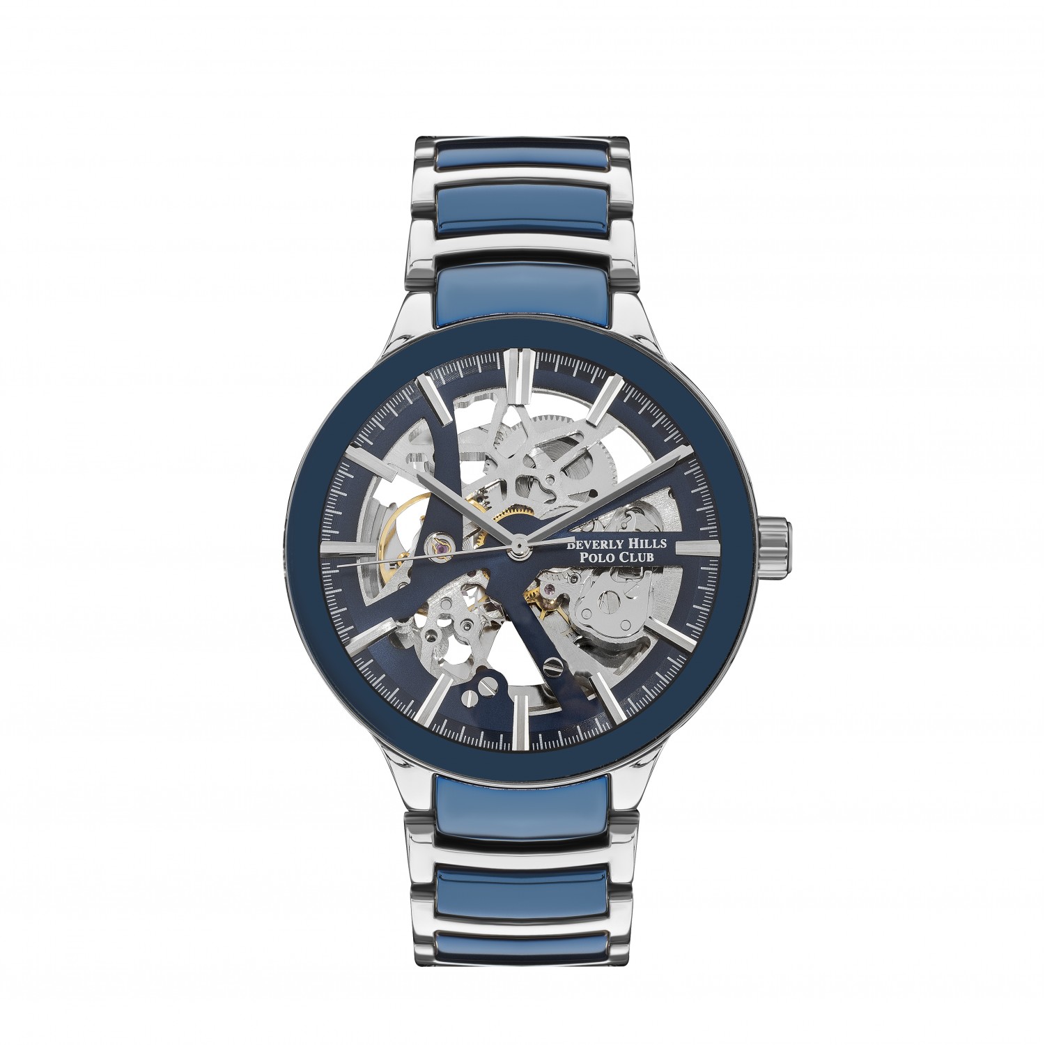 Ατσάλινο αυτόματο ανδρικό ρολόι Beverly Hills Polo Club BP3327X.990
