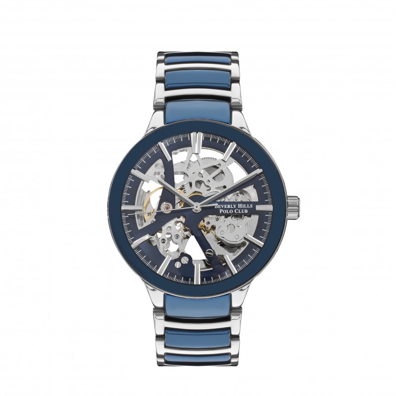 Ατσάλινο αυτόματο ανδρικό ρολόι Beverly Hills Polo Club BP3327X.990