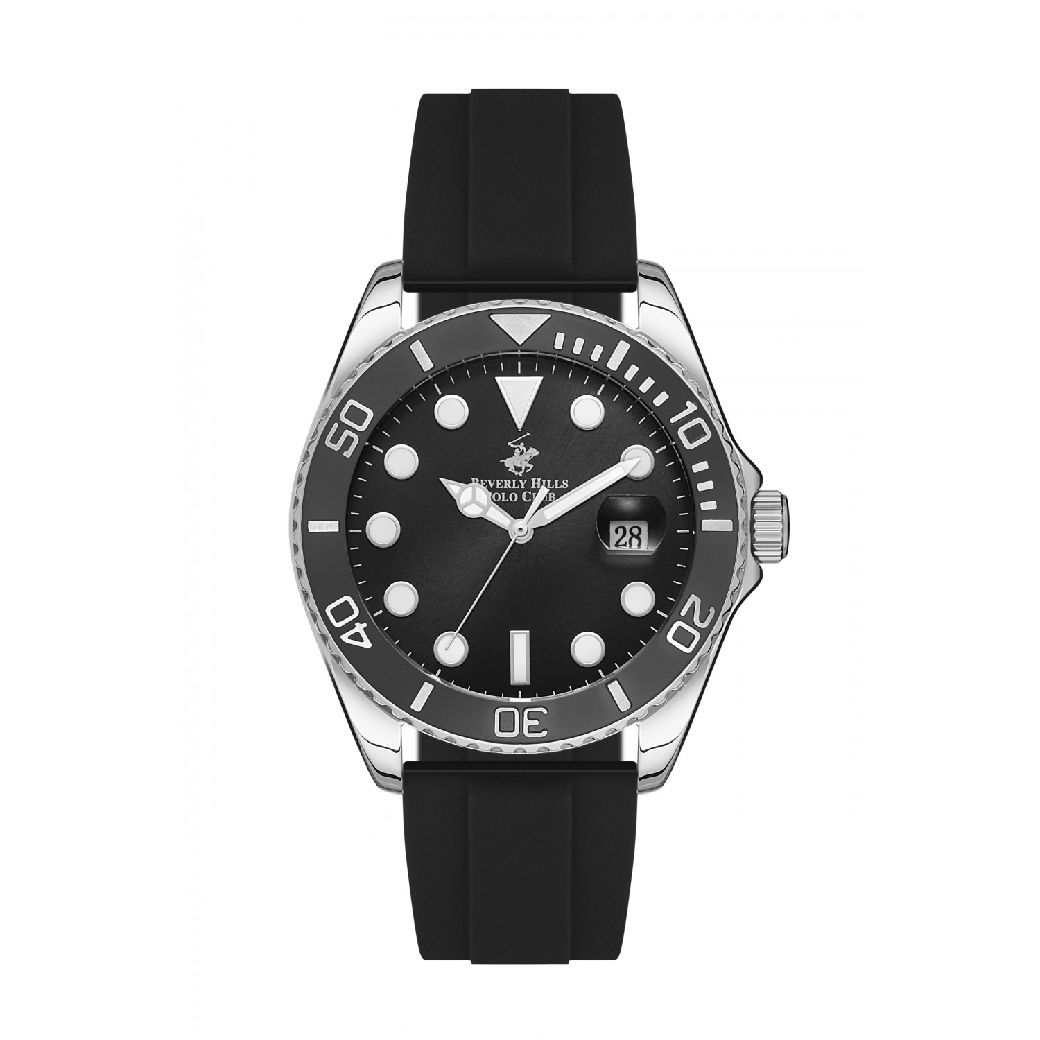 Ατσάλινο ανδρικό ρολόι Beverly Hills Polo Club BP3329X.351