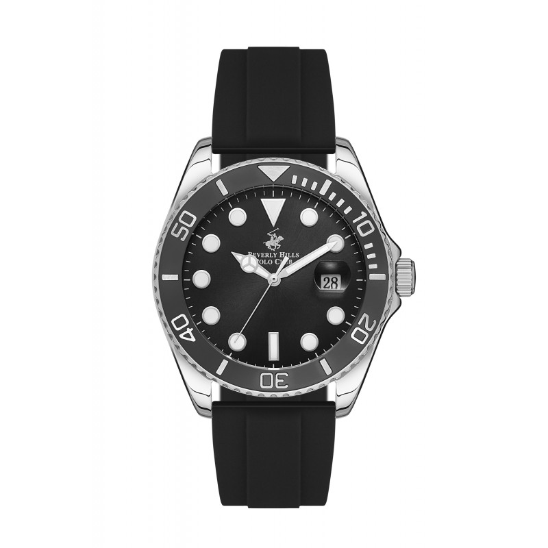 Ατσάλινο ανδρικό ρολόι Beverly Hills Polo Club BP3329X.351