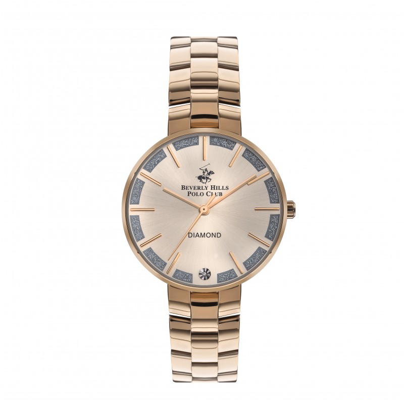 Ατσάλινο γυναικείο ρολόι Beverly Hills Polo Club BP3332X.410