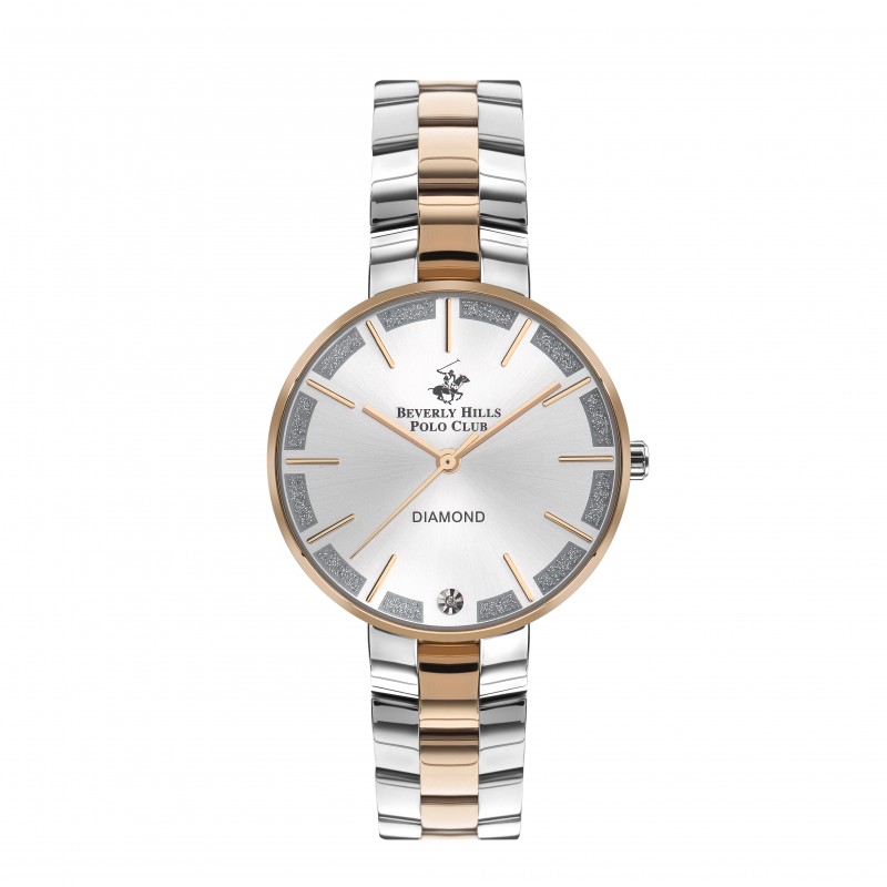 Ατσάλινο γυναικείο ρολόι Beverly Hills Polo Club BP3332X.530
