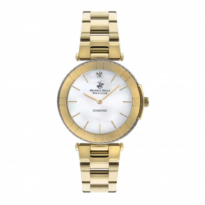 Ατσάλινο γυναικείο ρολόι Beverly Hills Polo Club BP3333X.120