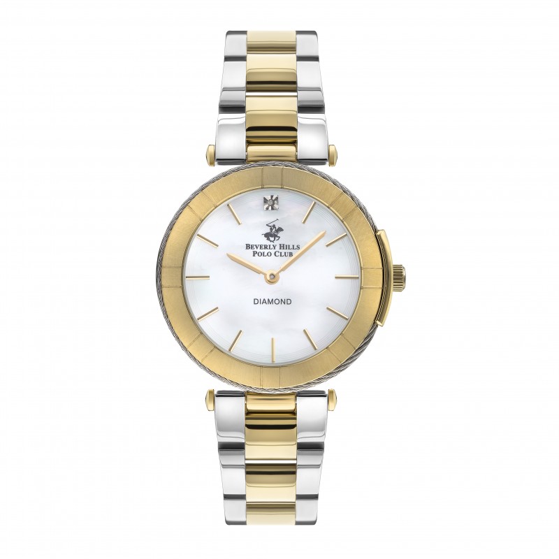 Ατσάλινο γυναικείο ρολόι Beverly Hills Polo Club BP3333X.220