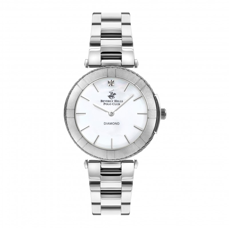Ατσάλινο γυναικείο ρολόι Beverly Hills Polo Club BP3333X.320