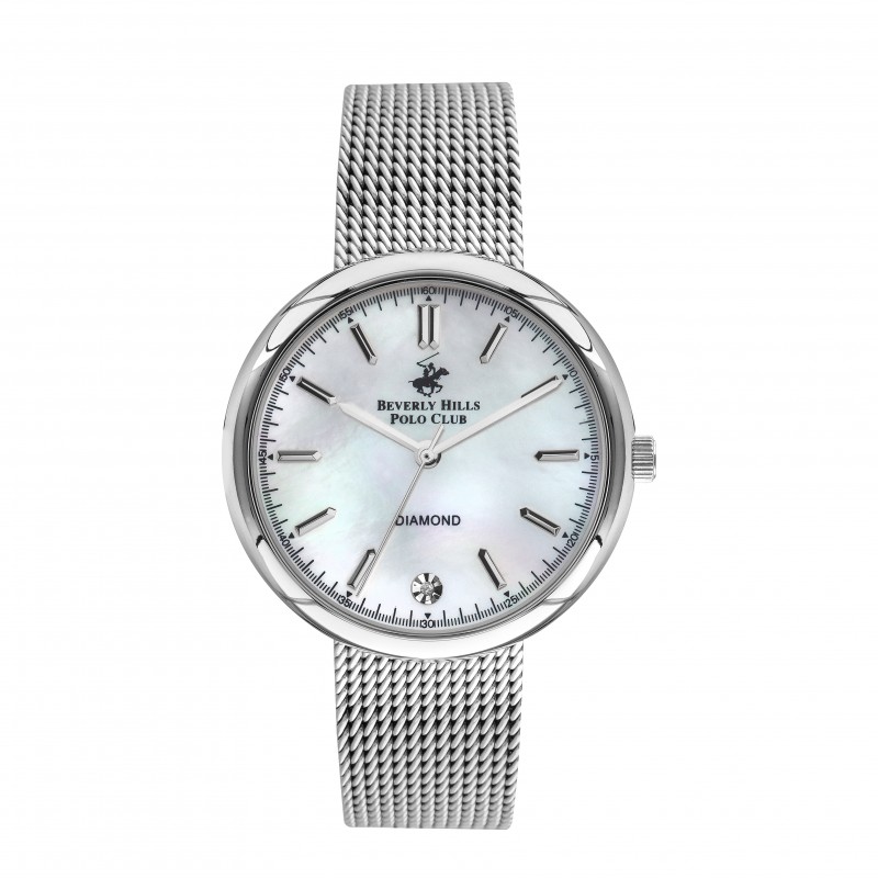 Ατσάλινο γυναικείο ρολόι Beverly Hills Polo Club BP3334X.320