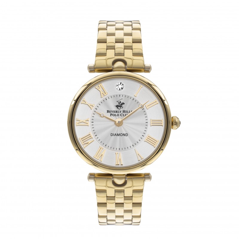 Ατσάλινο γυναικείο ρολόι Beverly Hills Polo Club BP3335X.130