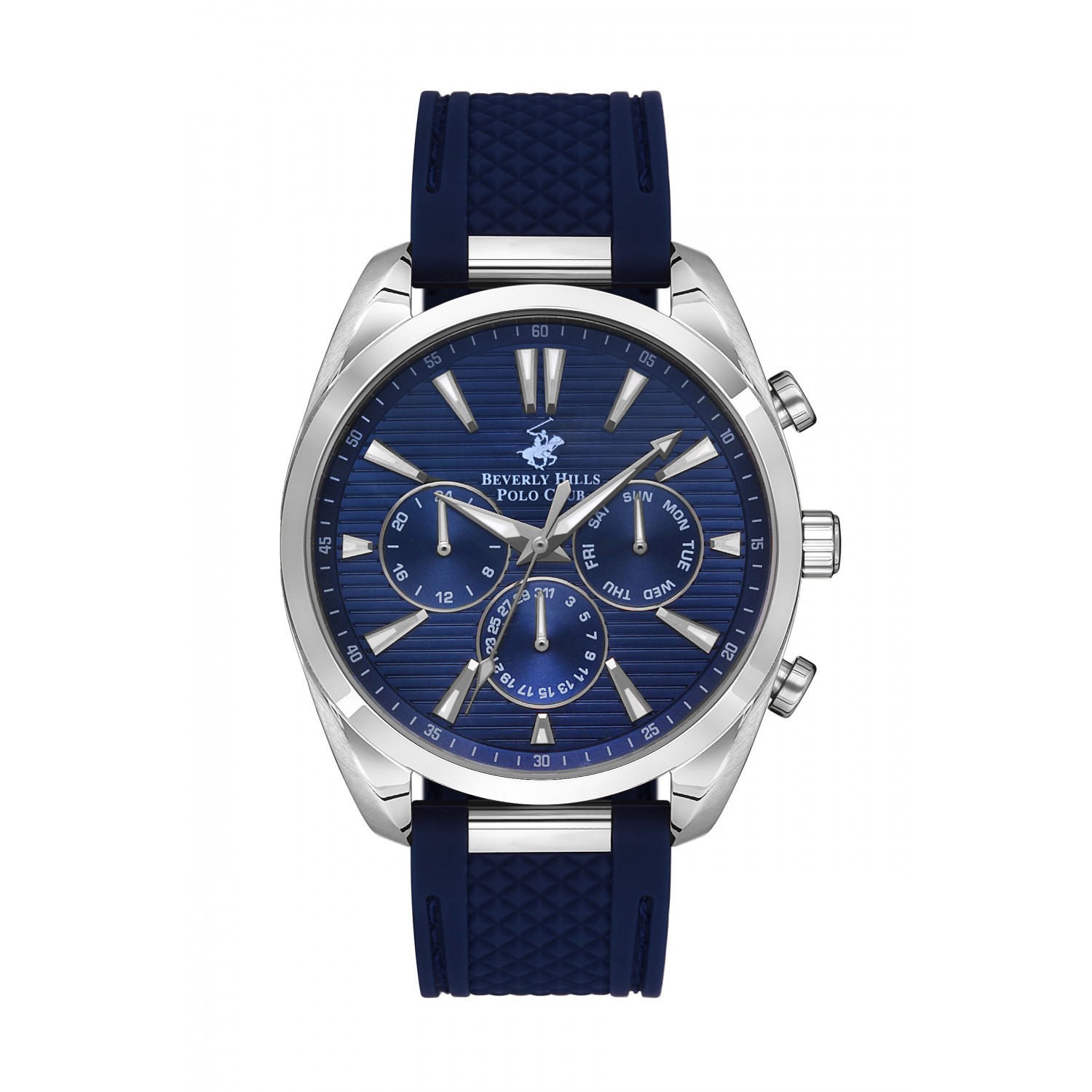 Ατσάλινο ανδρικό ρολόι Beverly Hills Polo Club BP3337X.399