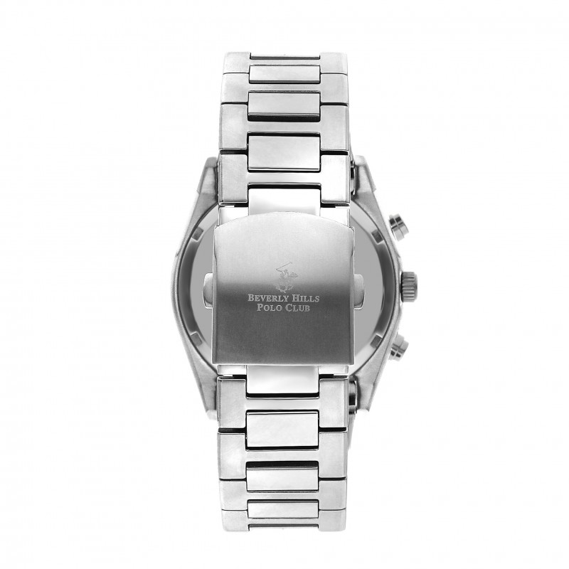 Ατσάλινο ανδρικό ρολόι Beverly Hills Polo Club BP3344X.350