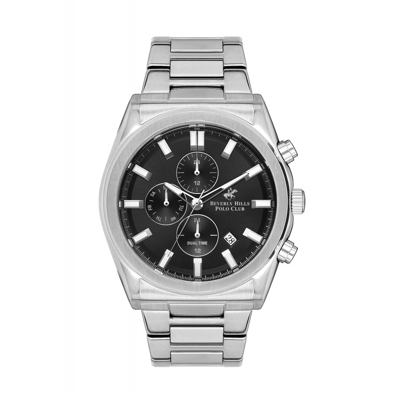 Ατσάλινο ανδρικό ρολόι Beverly Hills Polo Club BP3344X.350