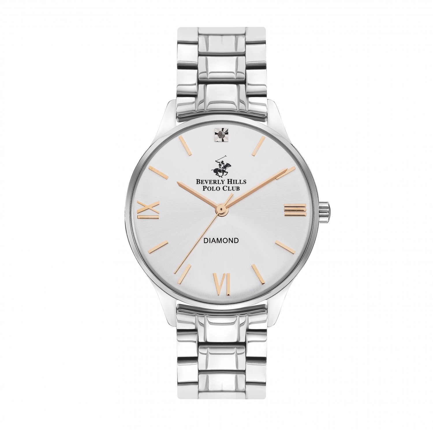 Ατσάλινο γυναικείο ρολόι Beverly Hills Polo Club BP3348X.330