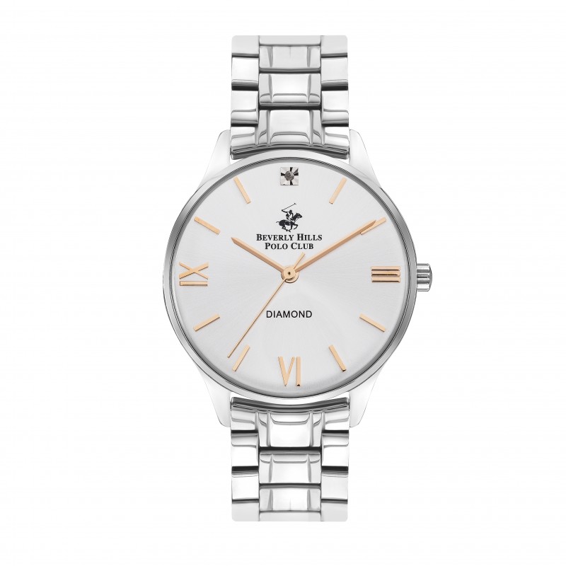 Ατσάλινο γυναικείο ρολόι Beverly Hills Polo Club BP3348X.330