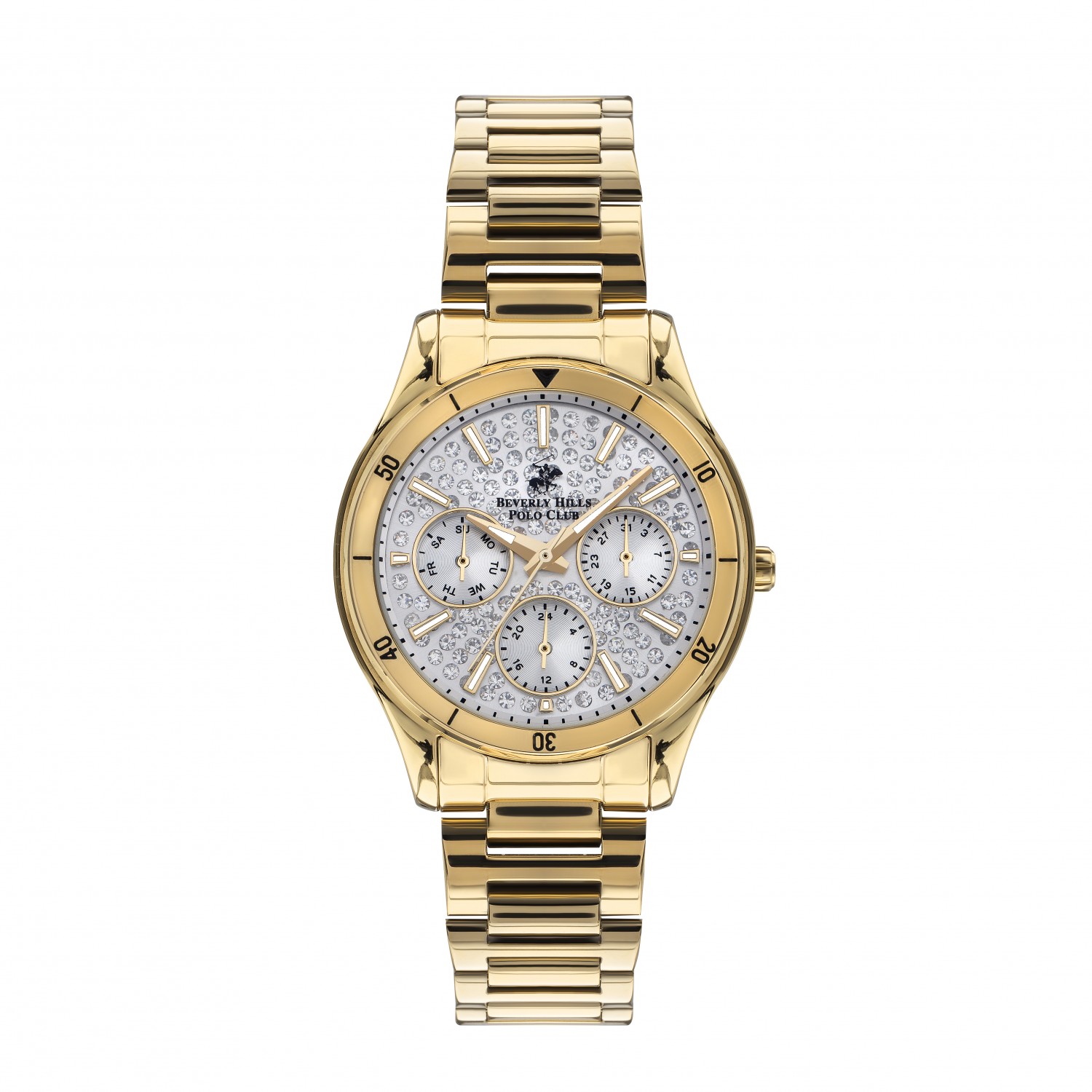 Ατσάλινο γυναικείο ρολόι Beverly Hills Polo Club BP3350X.130