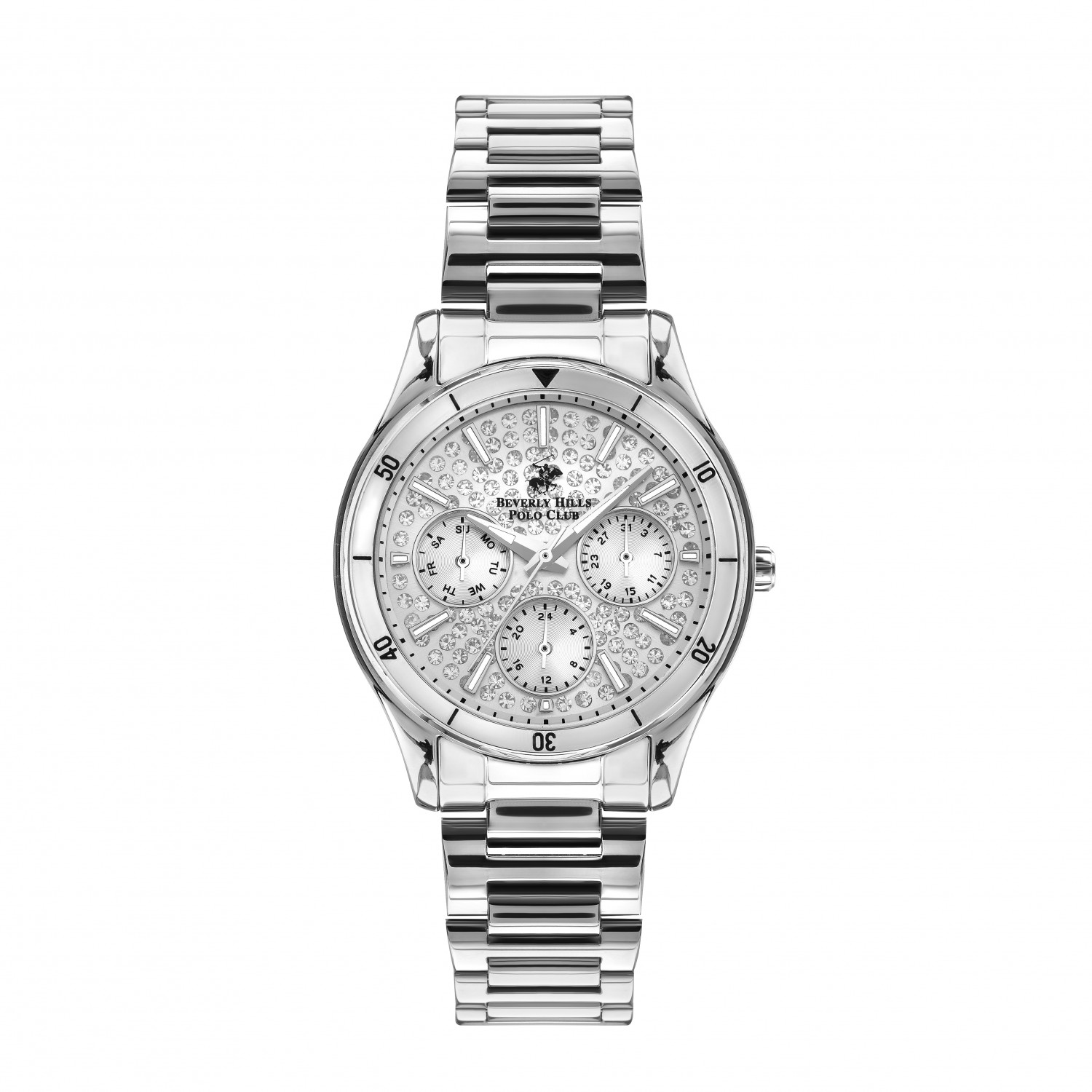 Ατσάλινο γυναικείο ρολόι Beverly Hills Polo Club BP3350X.330