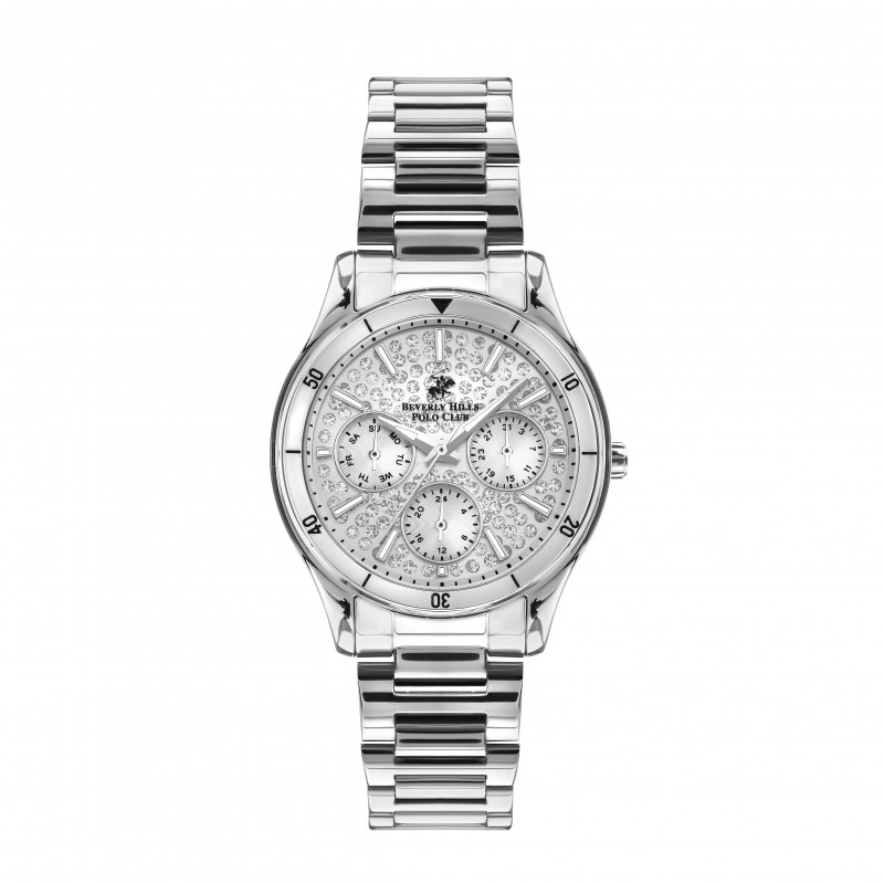 Ατσάλινο γυναικείο ρολόι Beverly Hills Polo Club BP3350X.330