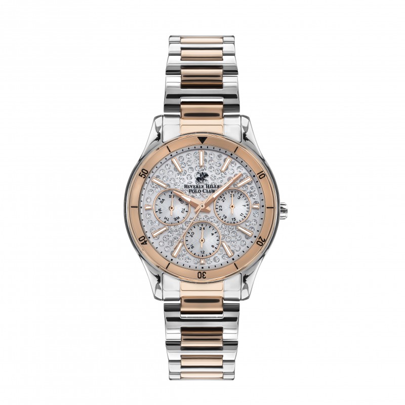 Ατσάλινο γυναικείο ρολόι Beverly Hills Polo Club BP3350X.530