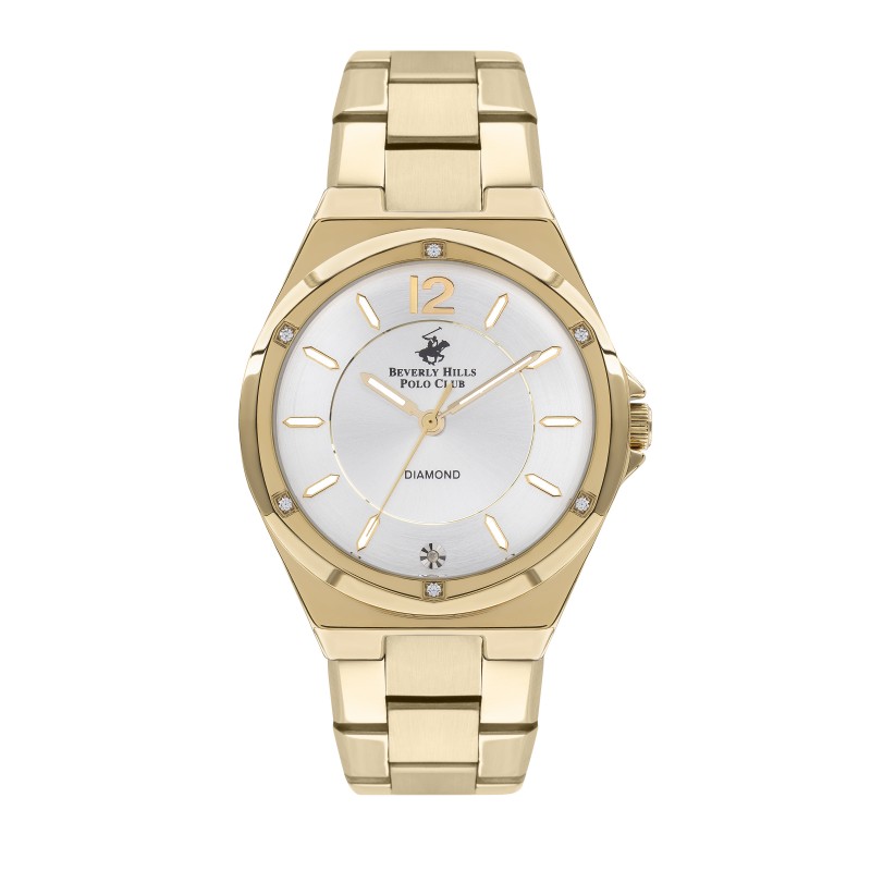 Ατσάλινο γυναικείο ρολόι Beverly Hills Polo Club BP3351X.130