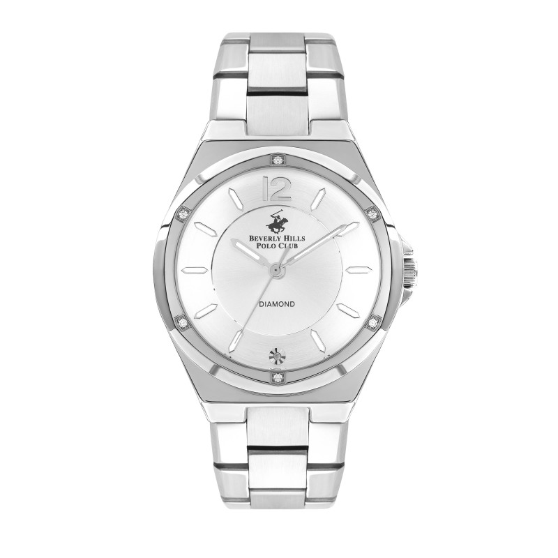 Ατσάλινο γυναικείο ρολόι Beverly Hills Polo Club BP3351X.330