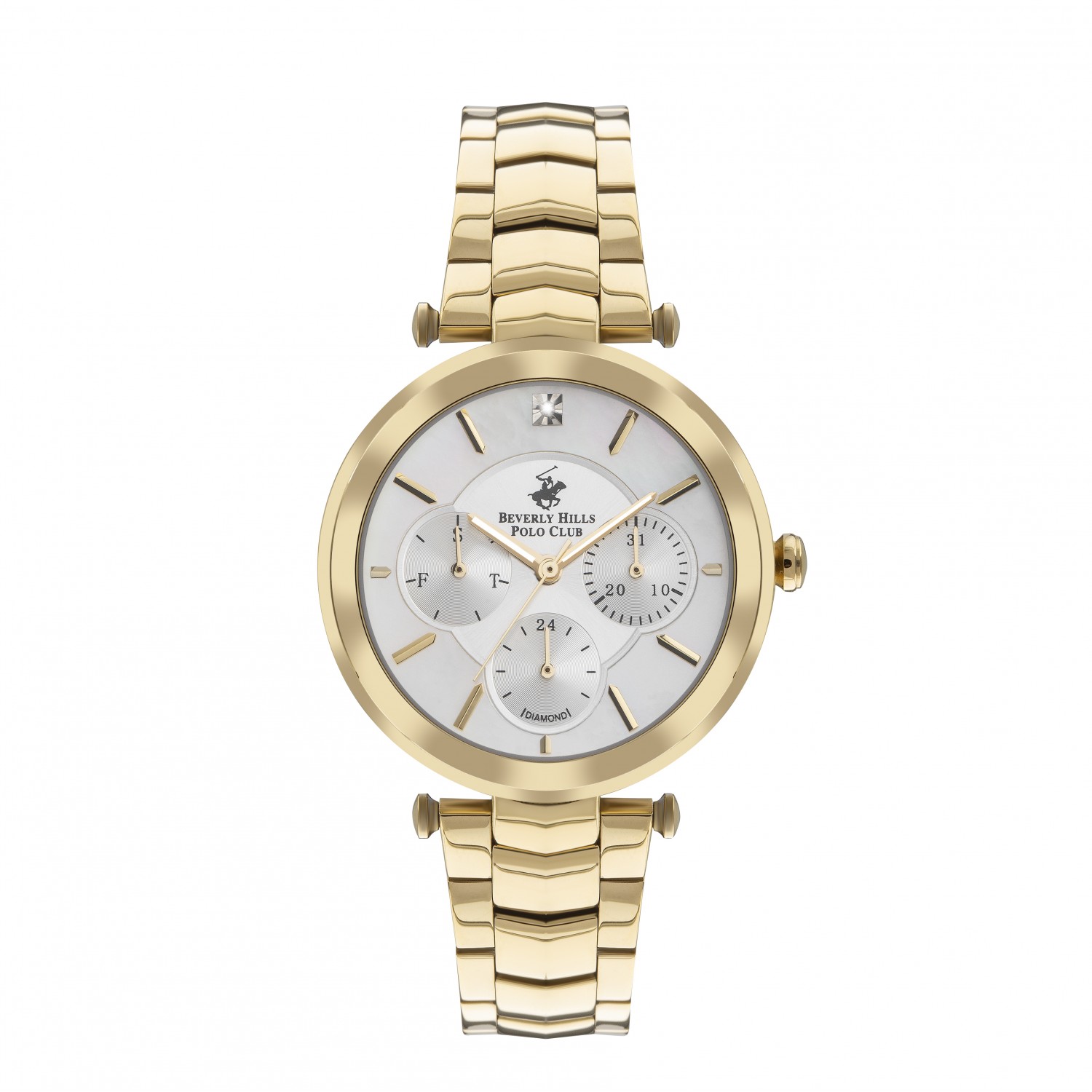 Ατσάλινο γυναικείο ρολόι Beverly Hills Polo Club BP3352X.120