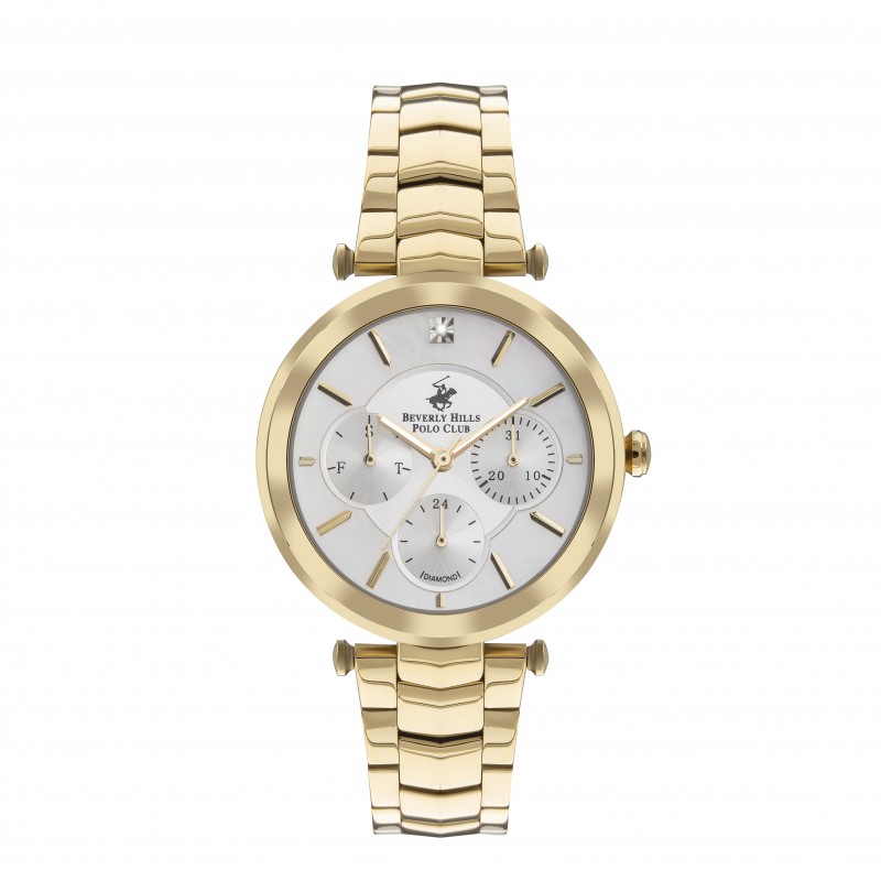 Ατσάλινο γυναικείο ρολόι Beverly Hills Polo Club BP3352X.120