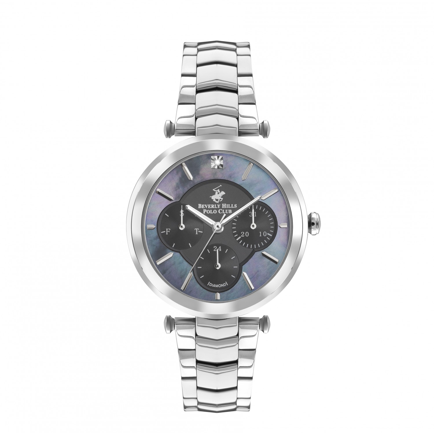 Ατσάλινο γυναικείο ρολόι Beverly Hills Polo Club BP3352X.350