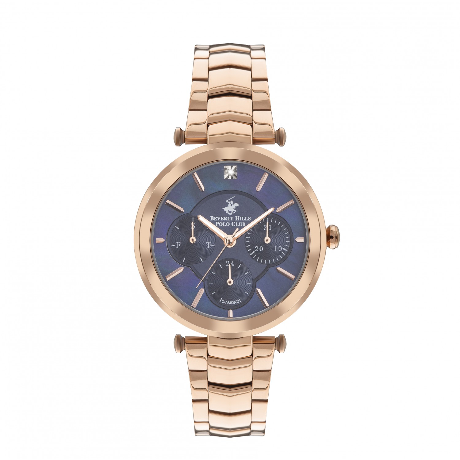Ατσάλινο γυναικείο ρολόι Beverly Hills Polo Club BP3352X.490