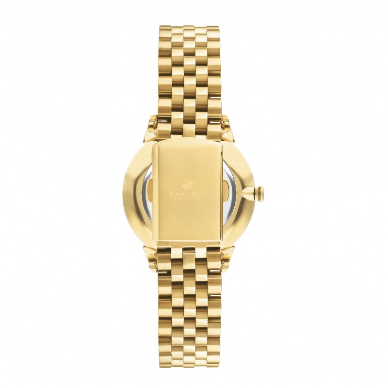 Ατσάλινο γυναικείο ρολόι Beverly Hills Polo Club BP3357X.130
