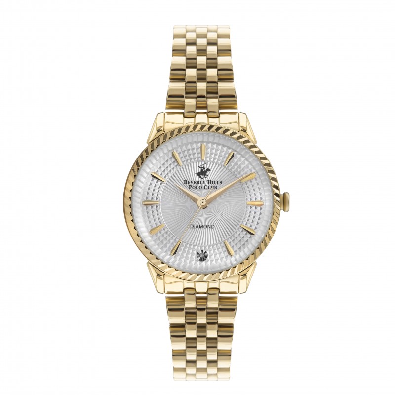 Ατσάλινο γυναικείο ρολόι Beverly Hills Polo Club BP3357X.130