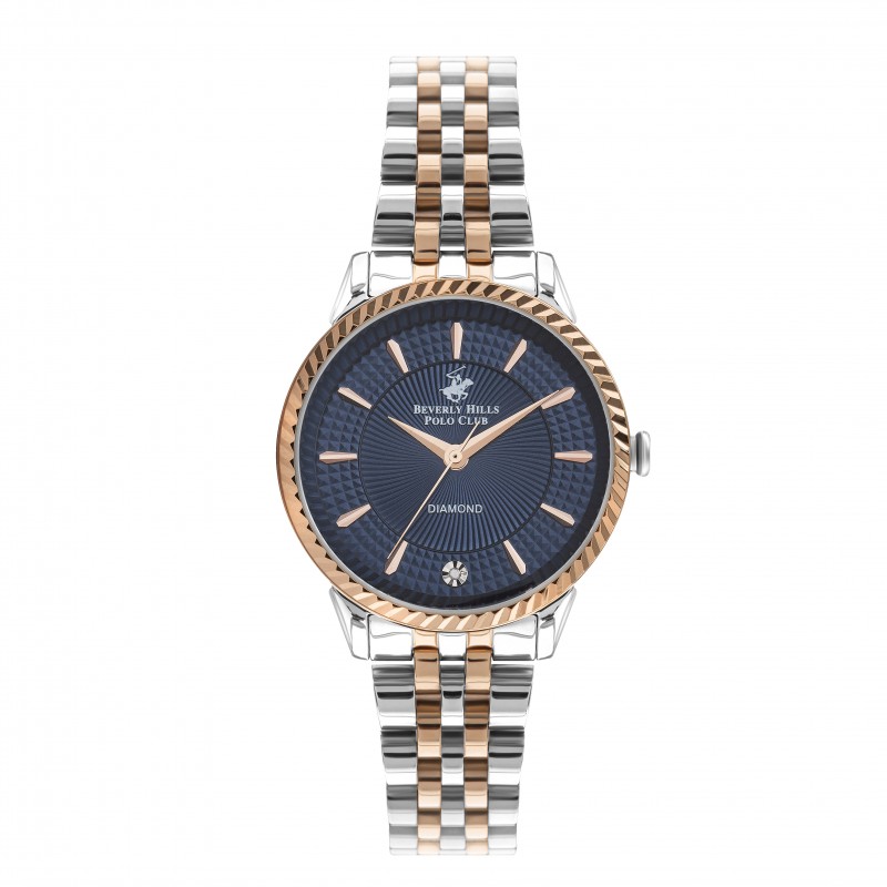 Ατσάλινο γυναικείο ρολόι Beverly Hills Polo Club BP3357Χ.590