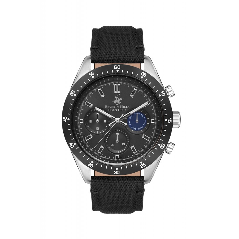 Ατσάλινο ανδρικό ρολόι Beverly Hills Polo Club BP3359X.351