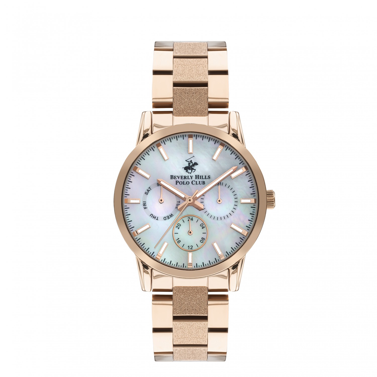 Ατσάλινο γυναικείο ρολόι Beverly Hills Polo Club BP3360X.420