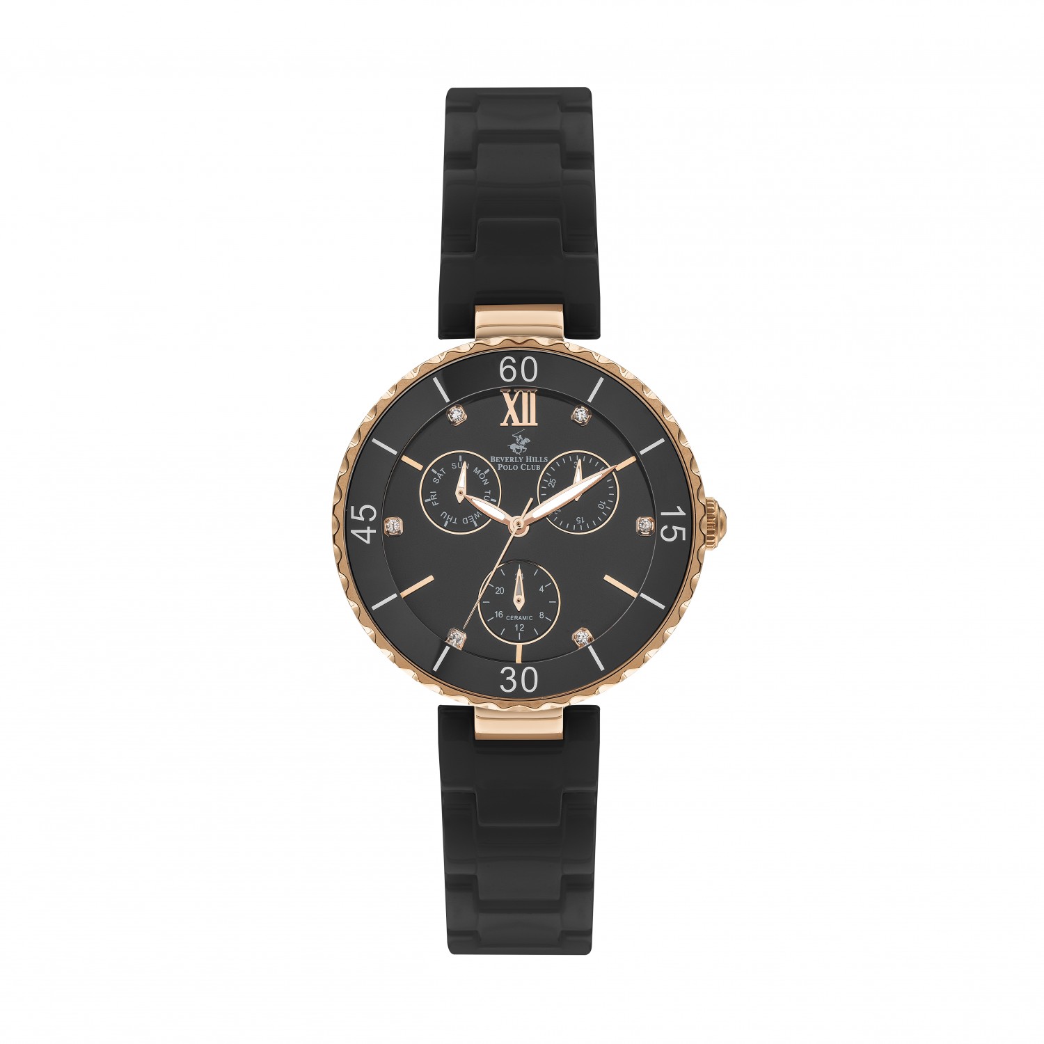 Ατσάλινο γυναικείο ρολόι Beverly Hills Polo Club BP3364X.451