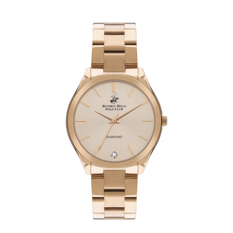 Ατσάλινο γυναικείο ρολόι Beverly Hills Polo Club BP3365C.410