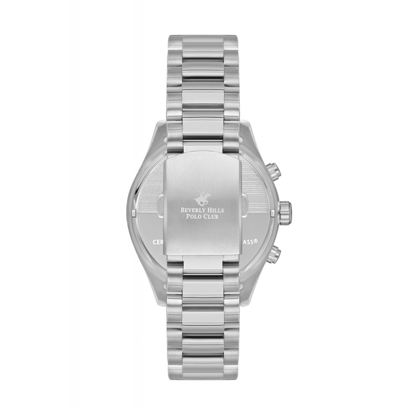 Ατσάλινο ανδρικό ρολόι Beverly Hills Polo Club BP3395X.390