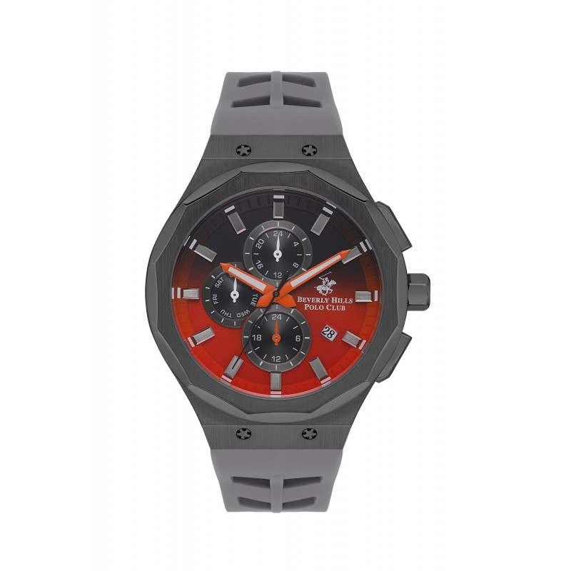 Ατσάλινο ανδρικό ρολόι Beverly Hills Polo Club BP3535X.006