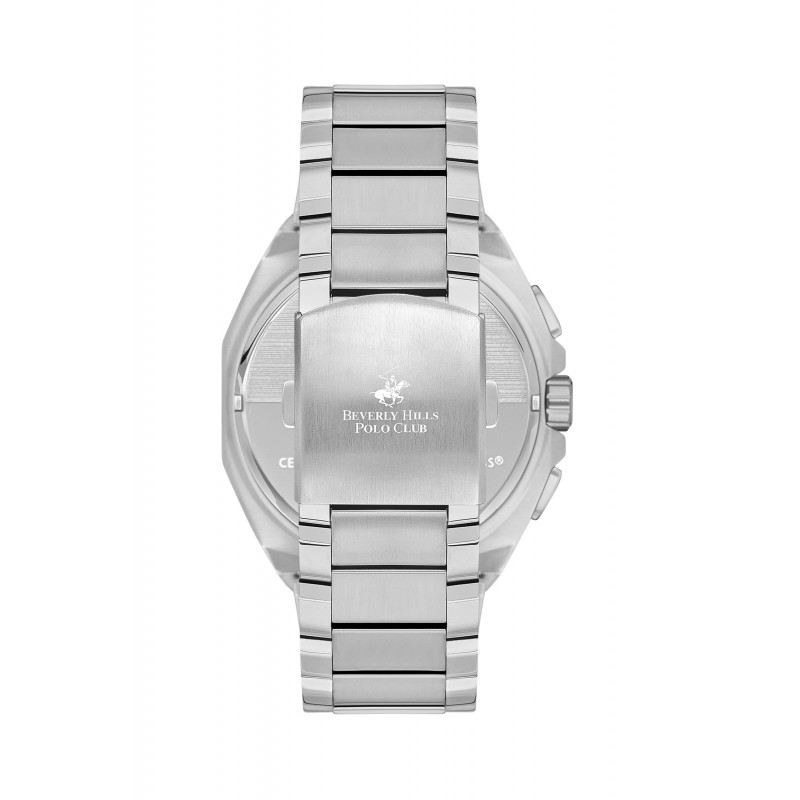 Ατσάλινο ανδρικό ρολόι Beverly Hills Polo Club BP3537X.330