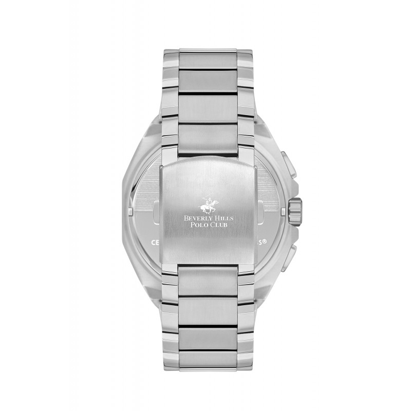 Ατσάλινο ανδρικό ρολόι Beverly Hills Polo Club BP3537X.360