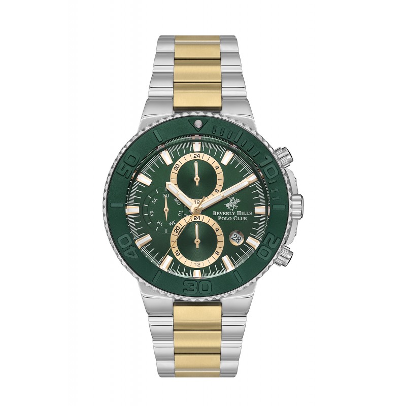 Ατσάλινο ανδρικό ρολόι Beverly Hills Polo Club BP3540X.270