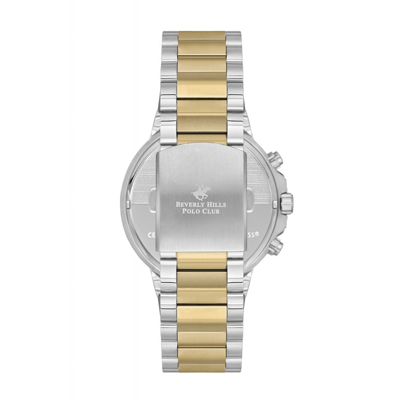 Ατσάλινο ανδρικό ρολόι Beverly Hills Polo Club BP3540X.270