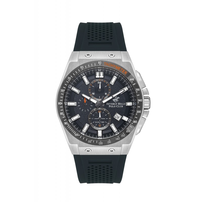 Ατσάλινο ανδρικό ρολόι Beverly Hills Polo Club BP3541X.399