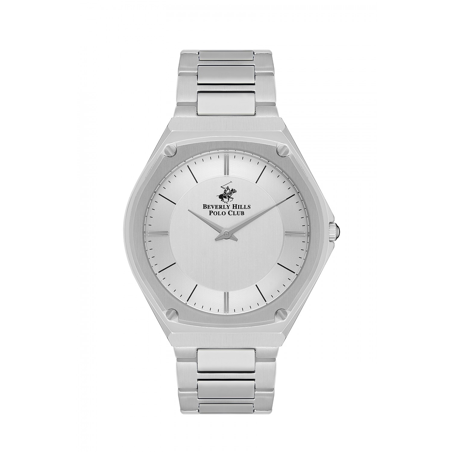Ατσάλινο ανδρικό ρολόι Beverly Hills Polo Club BP3545X.330