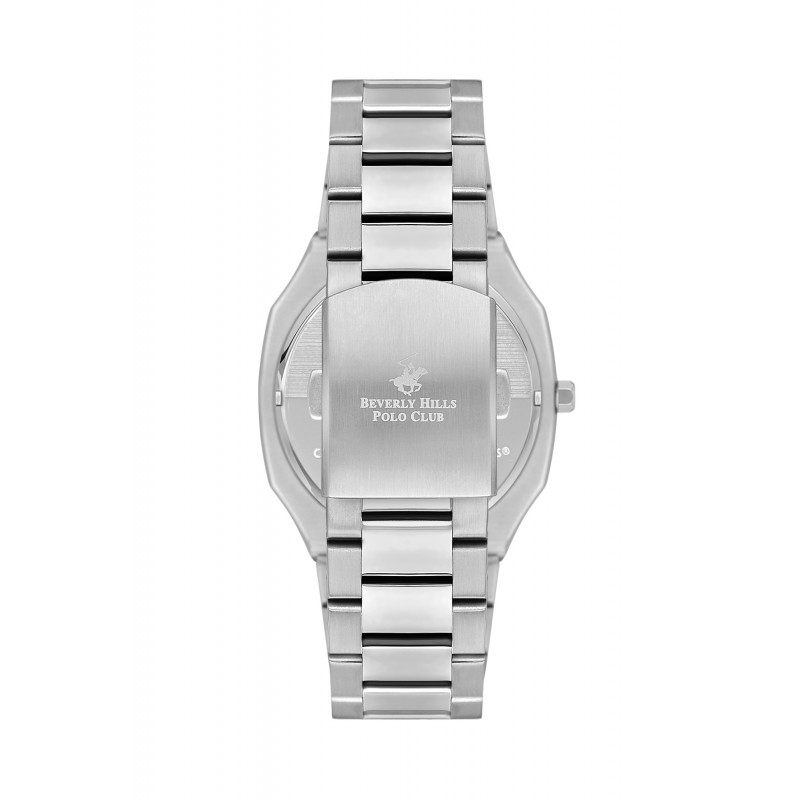 Ατσάλινο ανδρικό ρολόι Beverly Hills Polo Club BP3547X.390