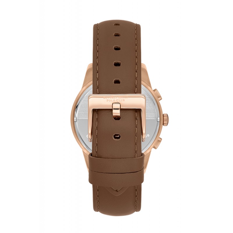 Ατσάλινο ανδρικό ρολόι Beverly Hills Polo Club BP3550X.432
