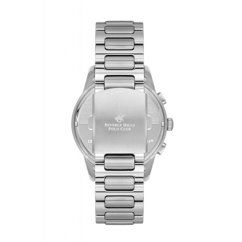 Ατσάλινο ανδρικό ρολόι Beverly Hills Polo Club BP3551X.380