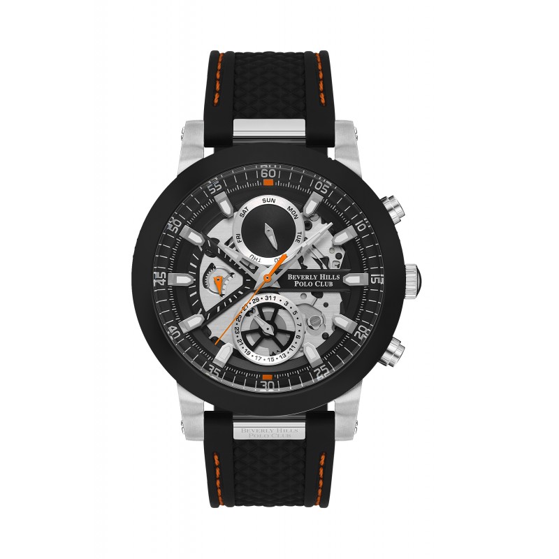 Ατσάλινο ανδρικό ρολόι Beverly Hills Polo Club BP3555X.350