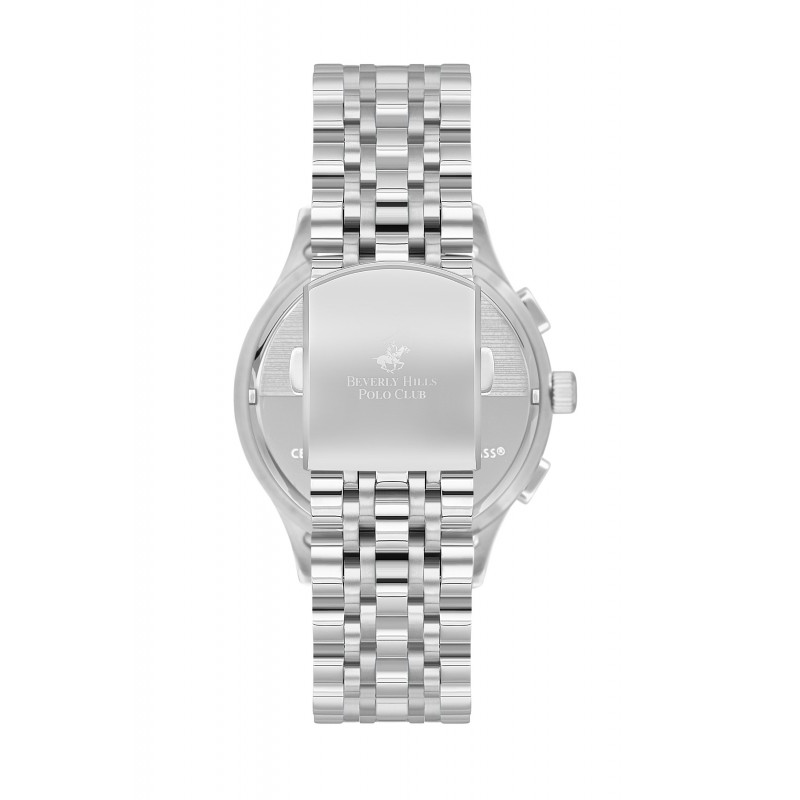 Ατσάλινο ανδρικό ρολόι χρονογράφος Beverly Hills Polo Club BP3556X.330