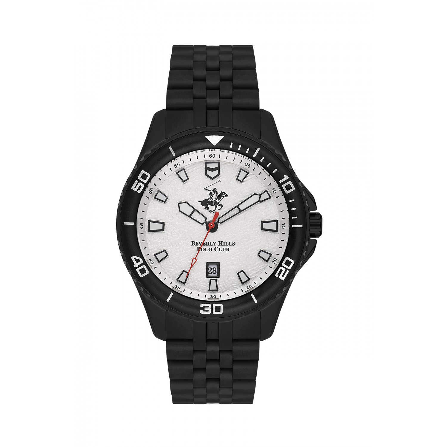 Ατσάλινο ανδρικό ρολόι Beverly Hills Polo Club BP3559X.630