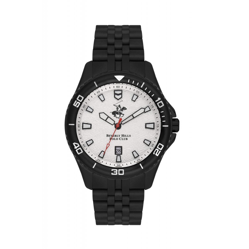 Ατσάλινο ανδρικό ρολόι Beverly Hills Polo Club BP3559X.630